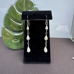 Sold!!!Hawaiian Cone Shell Teardrop with Sterling Silver Hearts 🩶💕